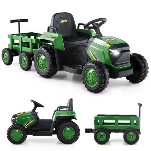 Kids ride tractor - kids, on